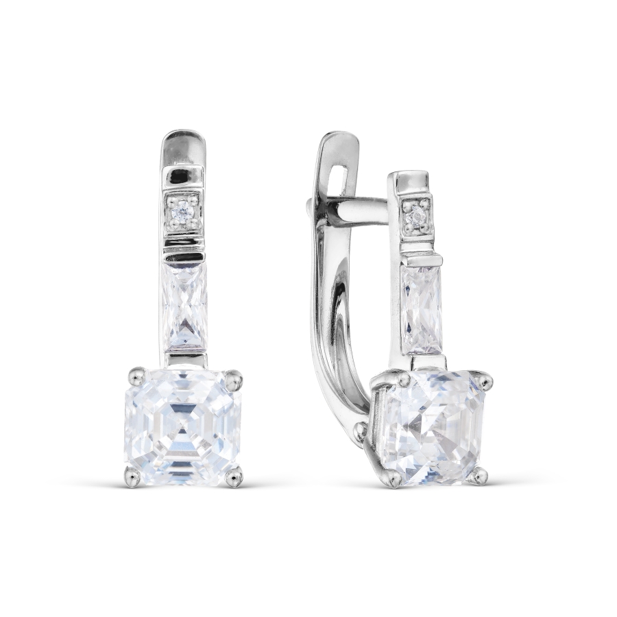 

Серьги с Swarovski Zirconia Линии Любви, Серьги Т302029803