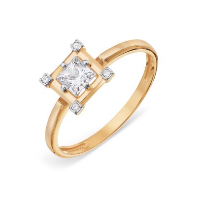 

Кольцо с Swarovski Zirconia Линии Любви, Кольцо Т14201А223