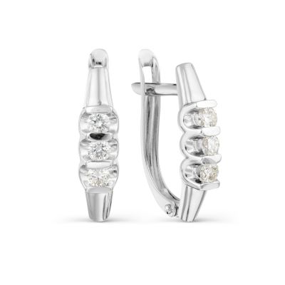 

Серьги с бриллиантами Линии Любви, Серьги Т33102Б276