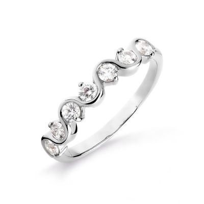 

Кольцо с Swarovski Zirconia Линии Любви, Кольцо Т302016147