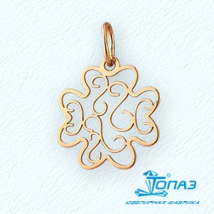 

Подвеска из красного золота Линии Любви, Подвески и кулоны Т100031215