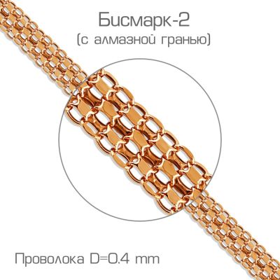 

Цепочка из красного золота Линии Любви, Цепь ЦПБМ40512040