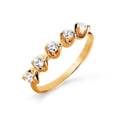 

Кольцо с Swarovski Zirconia Линии Любви, Кольцо Т102016146