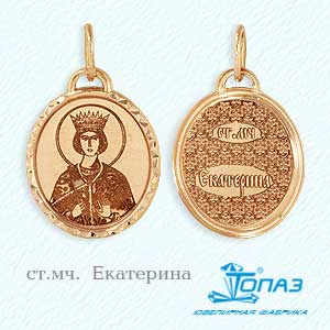 

Иконка из красного золота Линии Любви, Иконки Т100432431