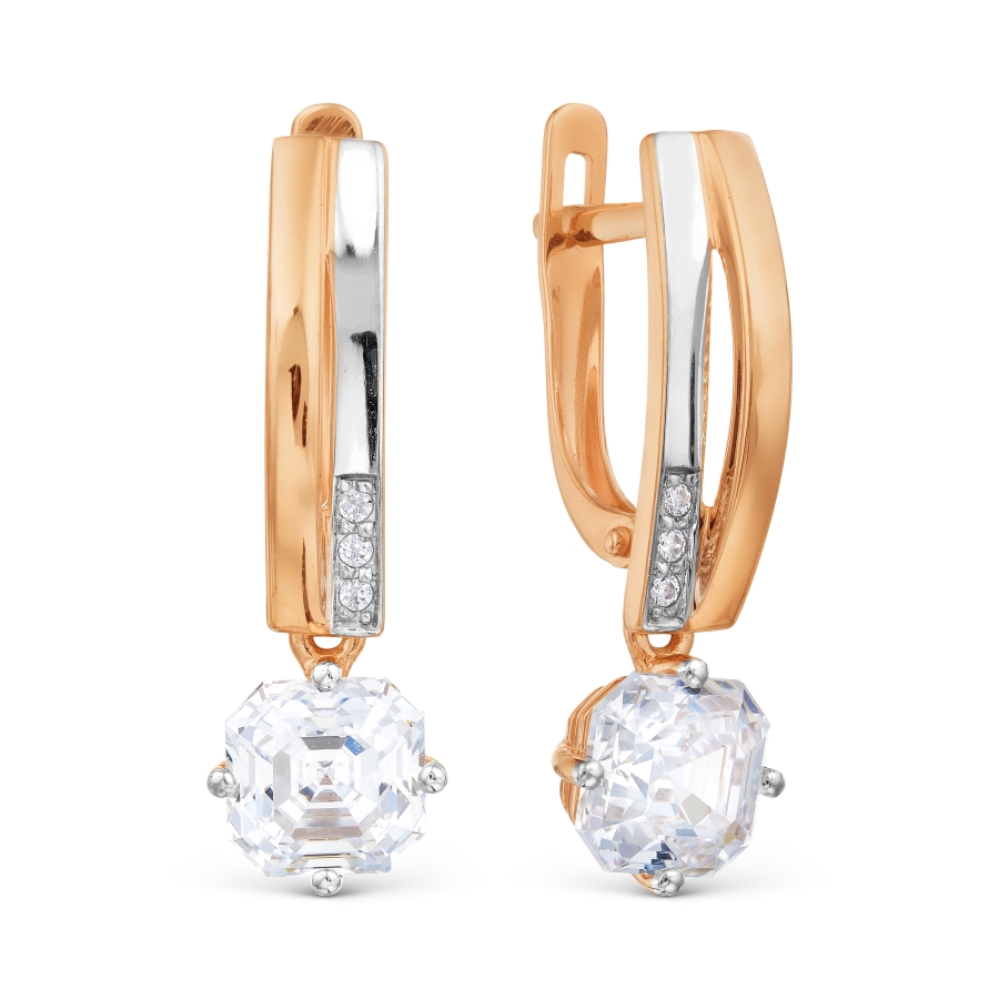 

Серьги с Swarovski Zirconia Линии Любви, Серьги Т147028758