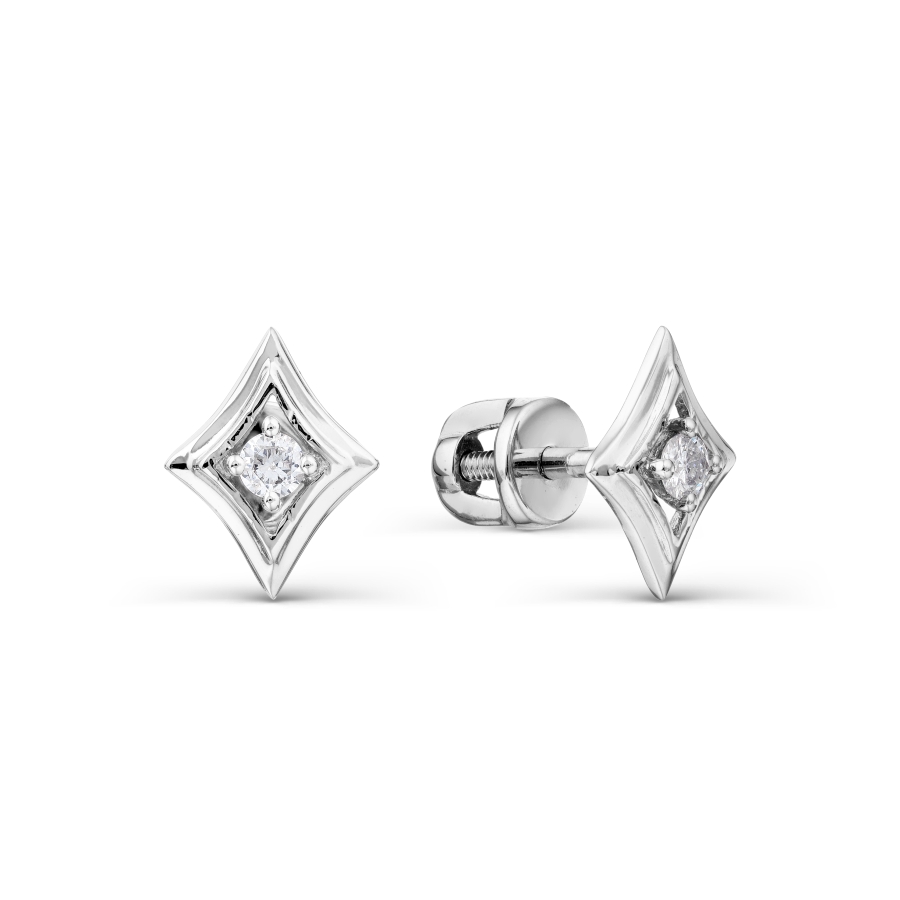 

Серьги с бриллиантами Линии Любви, Серьги Т301028695