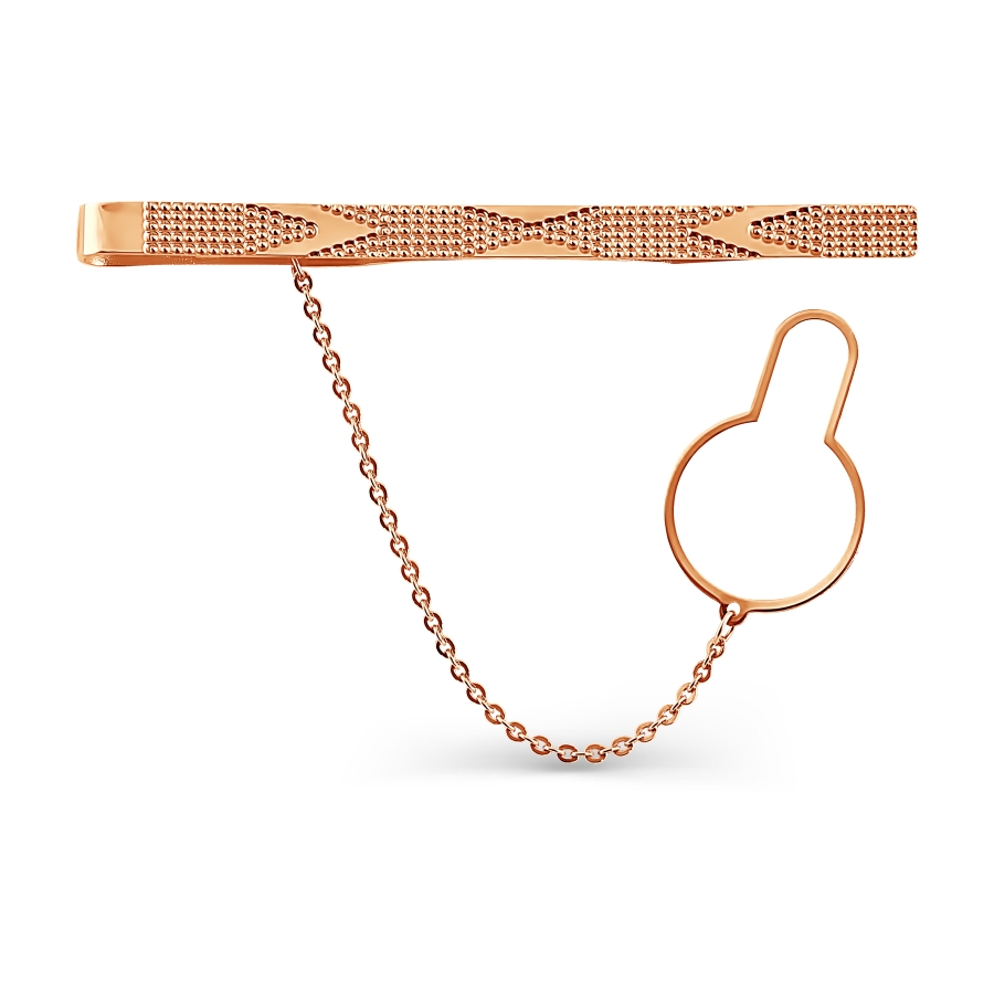 

Зажим для галстука из красного золота Линии Любви