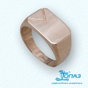 

Кольцо из красного золота Линии Любви, Кольцо 100047473