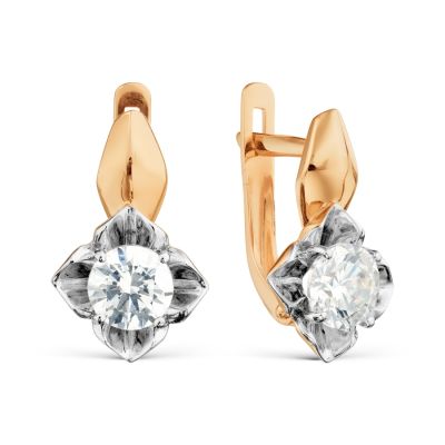 

Серьги с фианитами Premium Линии Любви, Серьги Т142029334