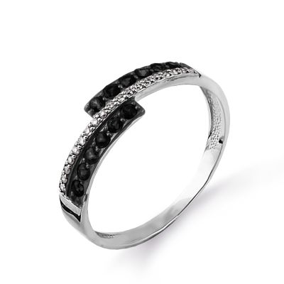

Кольцо с сапфирами и бриллиантами Линии Любви, Кольцо Т301014354-01