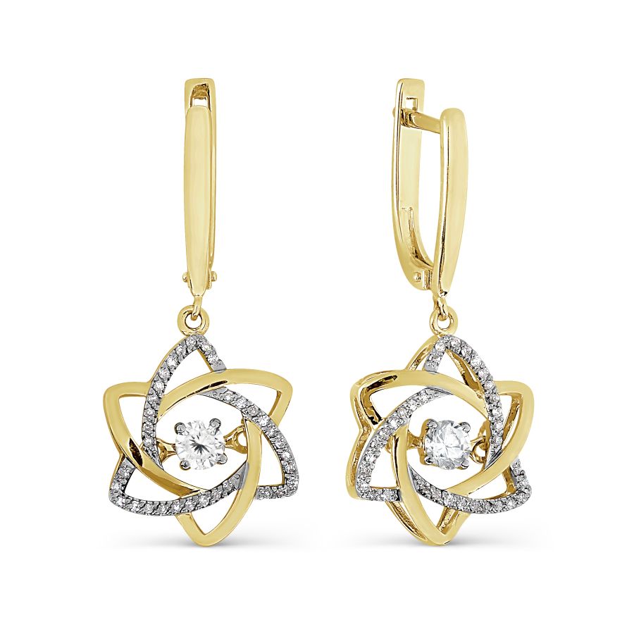 

Серьги с бриллиантами Линии Любви