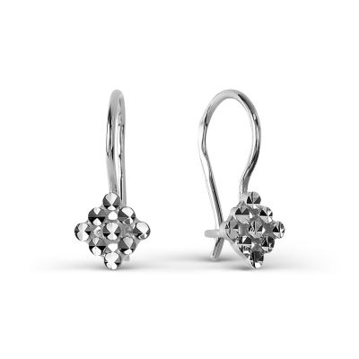

Серьги из белого золота Линии Любви, Серьги Т300627299