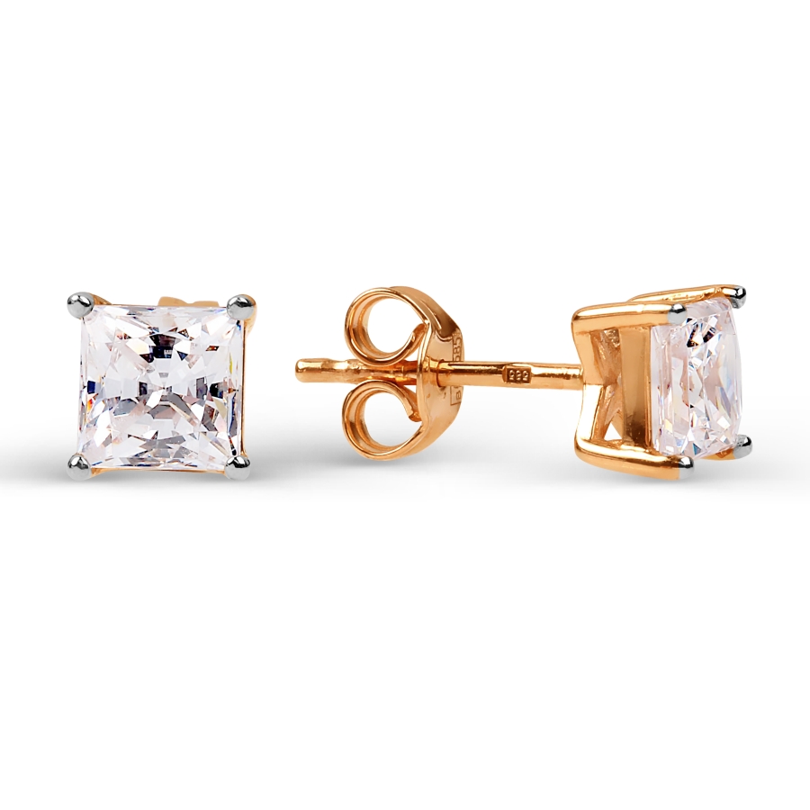 

Серьги с Swarovski Zirconia Линии Любви