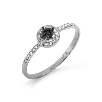 

Кольцо с бриллиантами и Swarovski Zirconia Линии Любви, Кольцо Т331017139-01