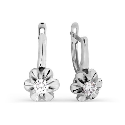 

Серьги с Swarovski Zirconia Линии Любви, Серьги Т332025900