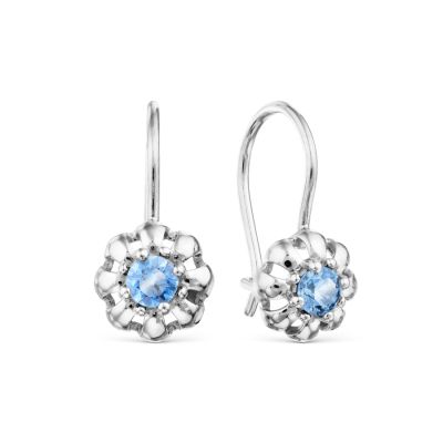 

Серьги с Swarovski Zirconia Линии Любви, Серьги Т30202Б230-01