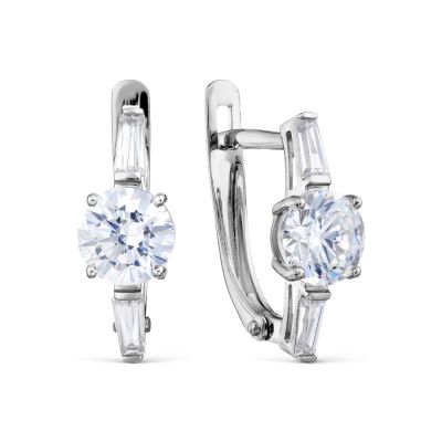 

Серьги с фианитами Premium Линии Любви, Серьги Т302029724