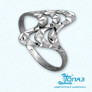 

Кольцо из белого золота Линии Любви, Кольцо Т30061743