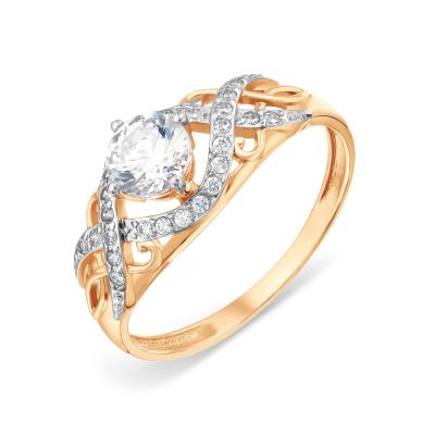 

Кольцо с Swarovski Zirconia Линии Любви, Кольцо Т147018193