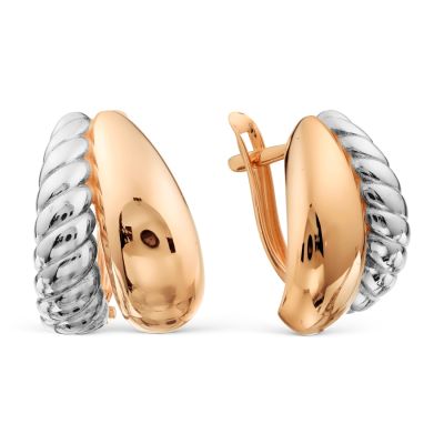 

Серьги из красного золота Линии Любви, Серьги Т14002В049