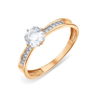 

Кольцо с Swarovski Zirconia Линии Любви, Кольцо Т147018491
