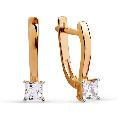 

Серьги с Swarovski Zirconia Линии Любви, Серьги Т142025531