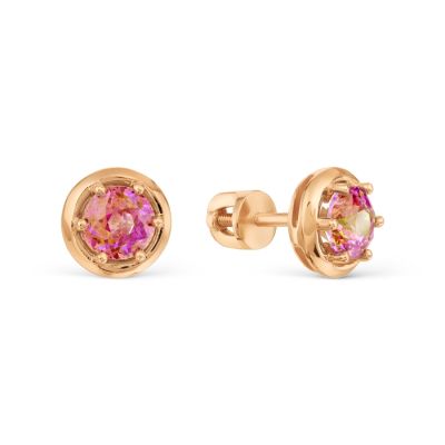 

Серьги с Swarovski Zirconia Линии Любви, Серьги Т10202Б189-01