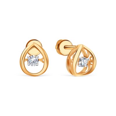 

Серьги с бриллиантами Линии Любви, Серьги Т141029238