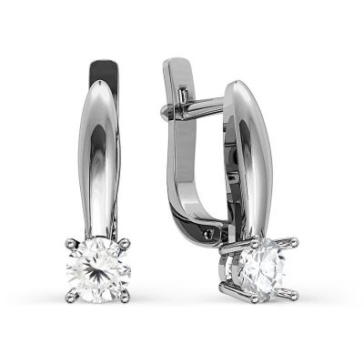 

Серьги с бриллиантами Линии Любви, Серьги Т301026843-0,5