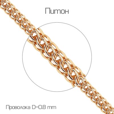 

Цепочка из красного золота Линии Любви, Цепь ЦПТ01010080
