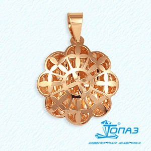 

Подвеска из красного золота Линии Любви, Подвески и кулоны Т110631817