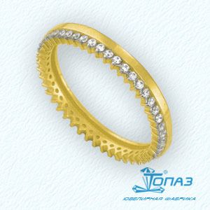 

Кольцо с фианитами Линии Любви, Кольцо Т94201881-15,5