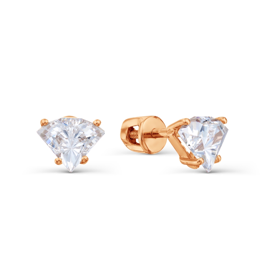 

Серьги с Swarovski Zirconia Линии Любви, Серьги Т102028715