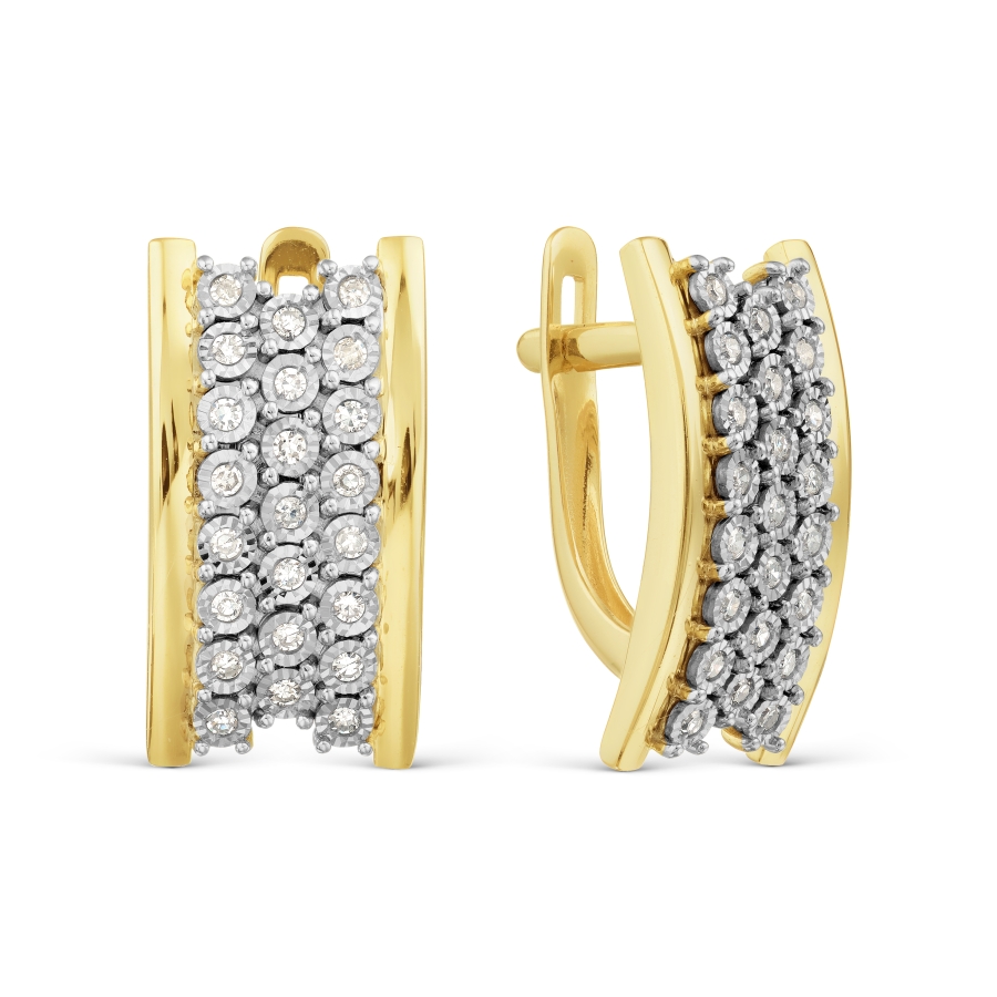 

Серьги с бриллиантами Линии Любви