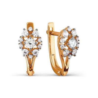 

Серьги с Swarovski Zirconia Линии Любви, Серьги Т147027070