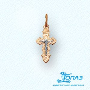 

Крестик из красного золота Линии Любви, Крестики Т13006203