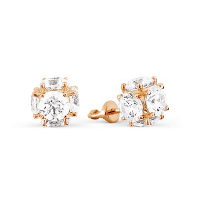 

Серьги с Swarovski Zirconia Линии Любви, Серьги Т102026997