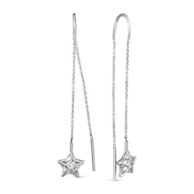 

Серьги с Swarovski Zirconia Линии Любви, Серьги Т307029938
