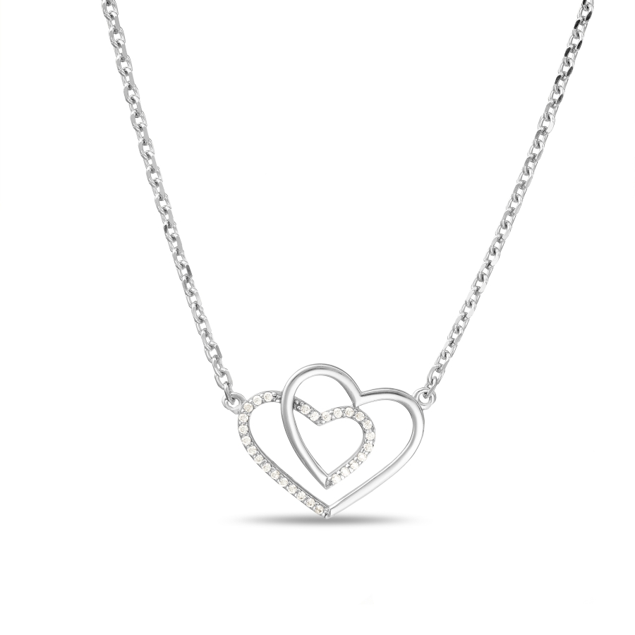 

Колье с фианитами Линии Любви