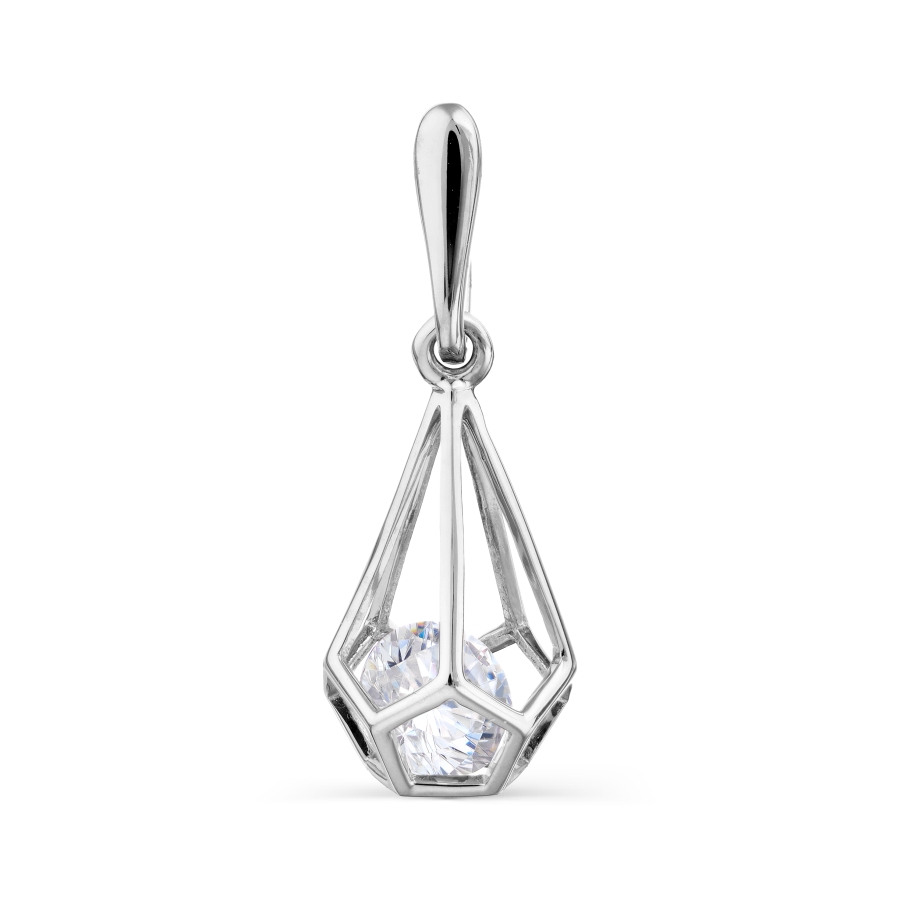 

Подвеска с Swarovski Zirconia Линии Любви