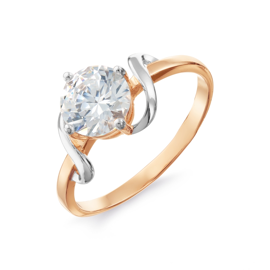 

Кольцо с Swarovski Zirconia Линии Любви