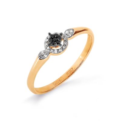 

Кольцо с бриллиантами и Swarovski Zirconia Линии Любви, Кольцо Т111017136-01