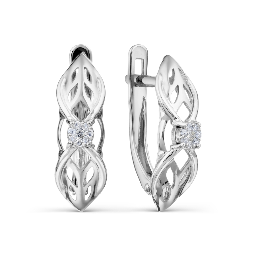 

Серьги с бриллиантами Линии Любви, Серьги Т331028575