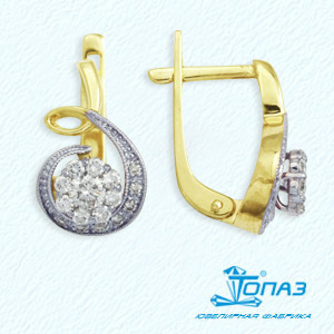 

Серьги с бриллиантами Линии Любви
