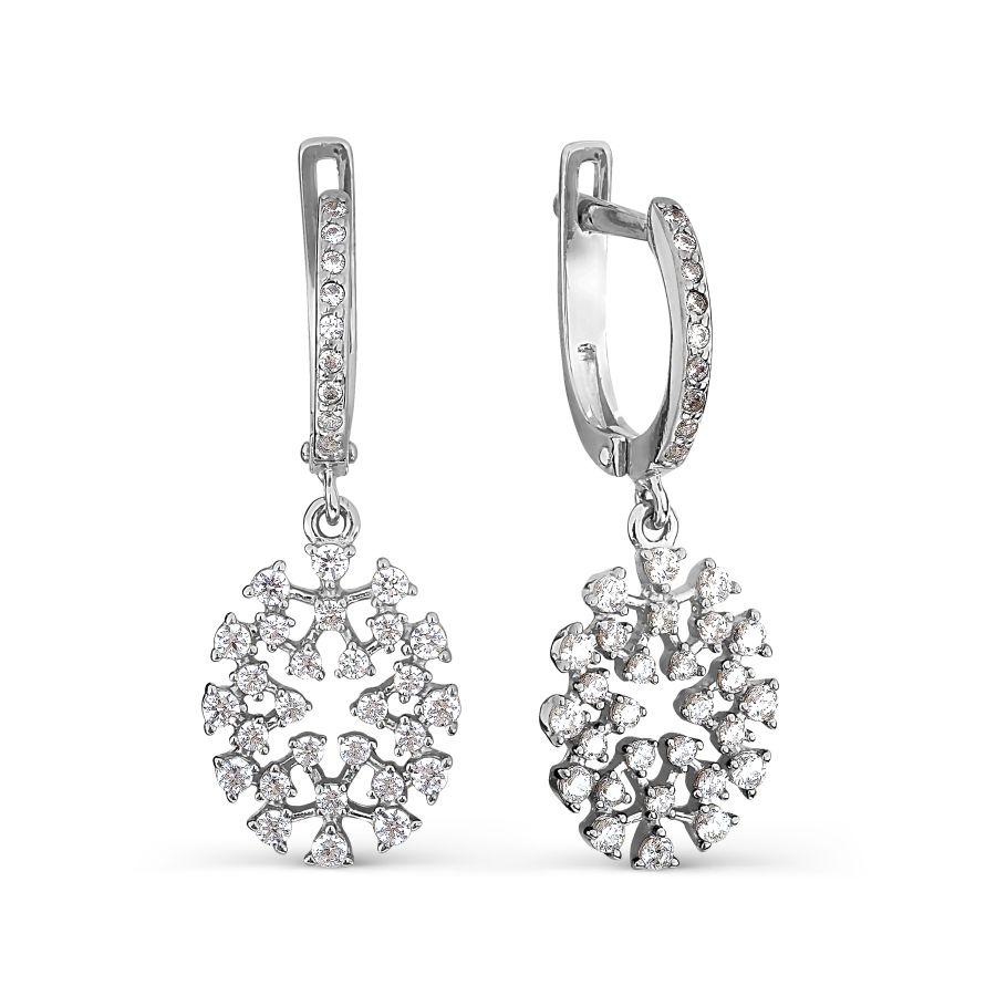 

Серьги с Swarovski Zirconia Линии Любви, Серьги Т307027239