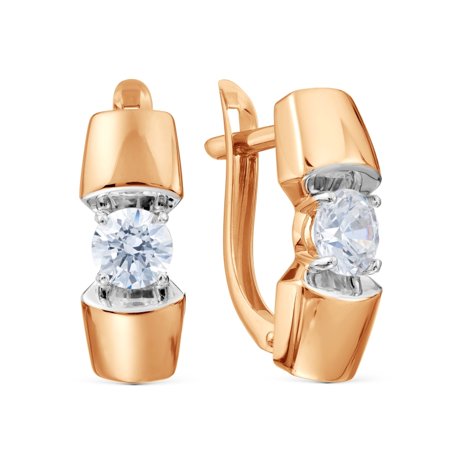 

Серьги с Swarovski Zirconia Линии Любви, Серьги Т142029791