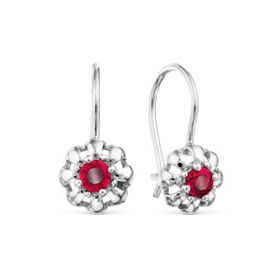 

Серьги с Swarovski Zirconia Линии Любви, Серьги Т30202Б230