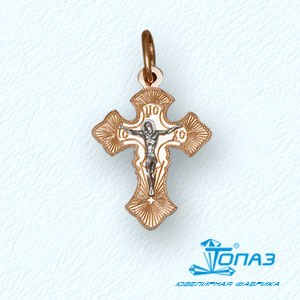 

Крестик из красного золота Линии Любви, Крестики Т13086158