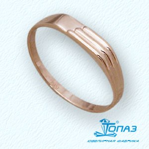 

Кольцо из красного золота Линии Любви, Кольцо 100017407