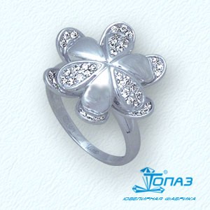 

Кольцо с фианитами Линии Любви, Кольцо Т332011220